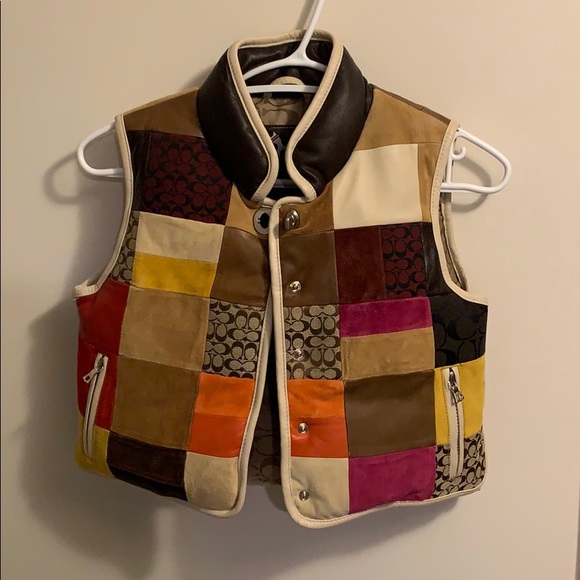 Kids Patchwork Coach vest - Picture 1 of 2